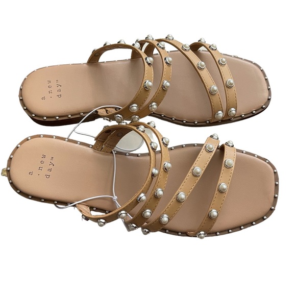 a new day Shoes Womens Hollis Embellished Slide Sandals A New Day